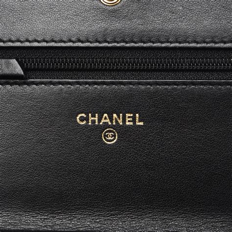 chanel caviar quilted cc filigree wallet on chain woc black|CHANEL Caviar Quilted CC Filigree Wallet On Chain .